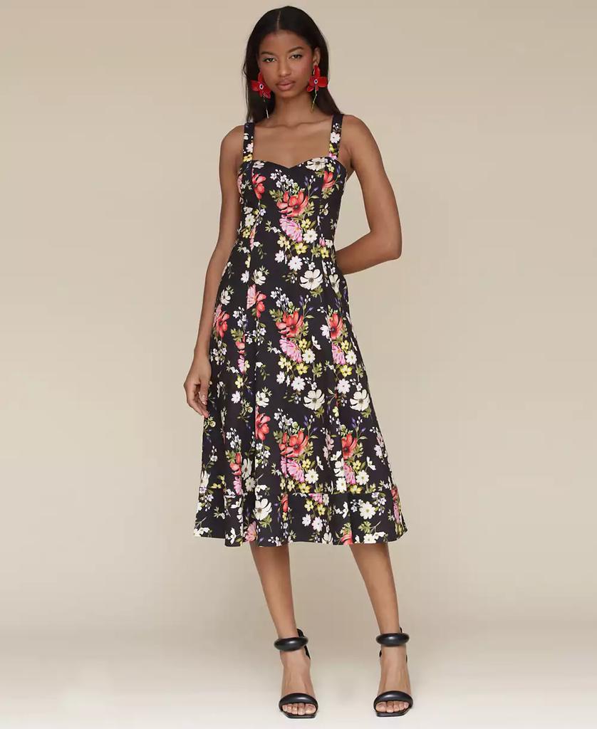 Avec Les Filles Women's Fit & Flare Floral-Print Dress