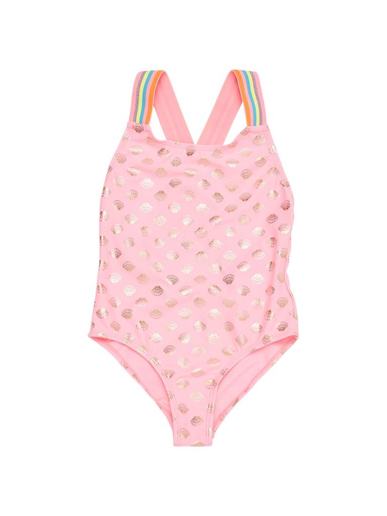 BILLIEBLUSH Shell Print Lycra One-piece Swimsuit