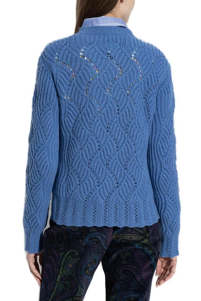 ETRO Etro Long Sleeved Crewneck Knitted Jumper 3