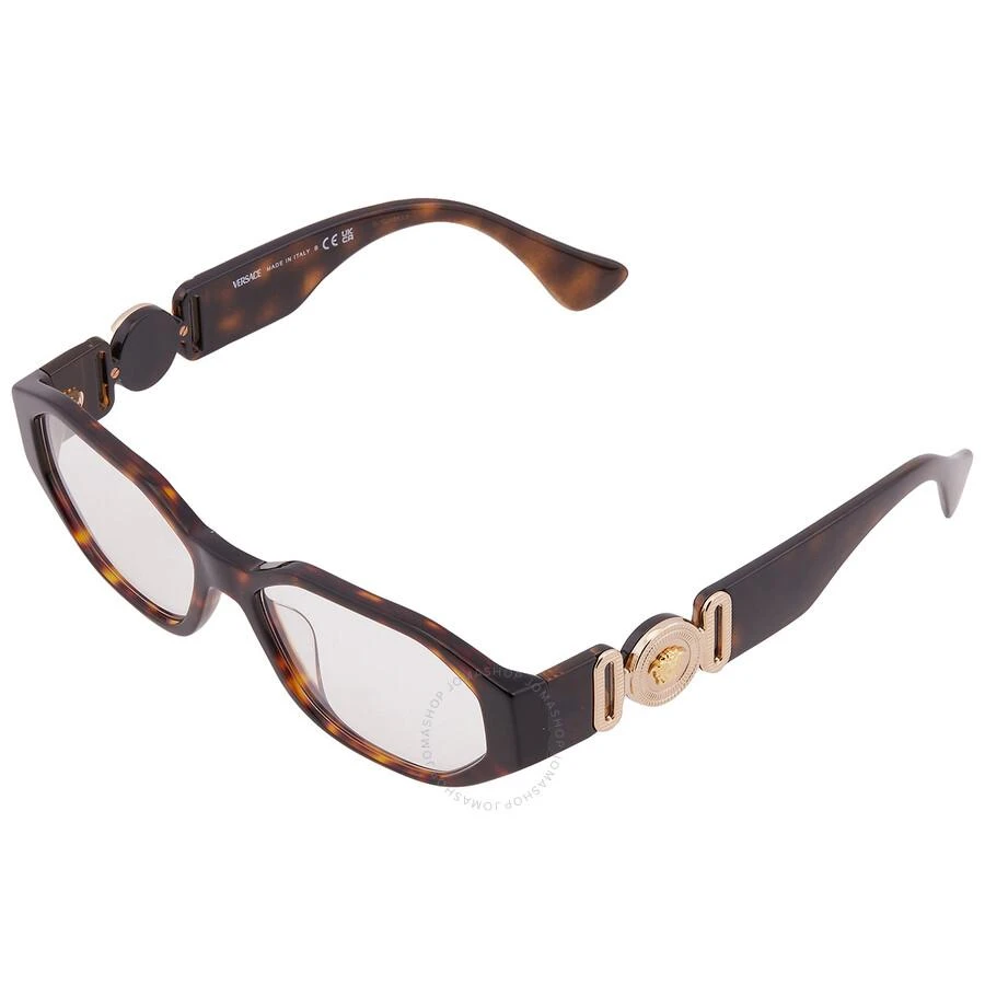 Versace Demo Geometric Men
s Eyeglasses VE3320U 108 56 3