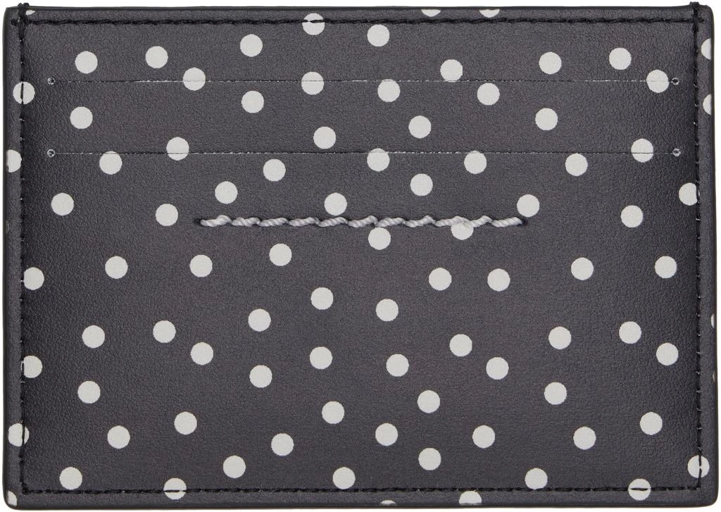 MM6 Black 
White Numeric Card Holder