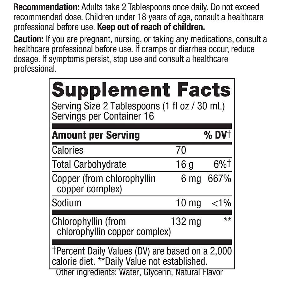 Nature's Way Chlorofresh Liquid Chlorophyll Mint 4