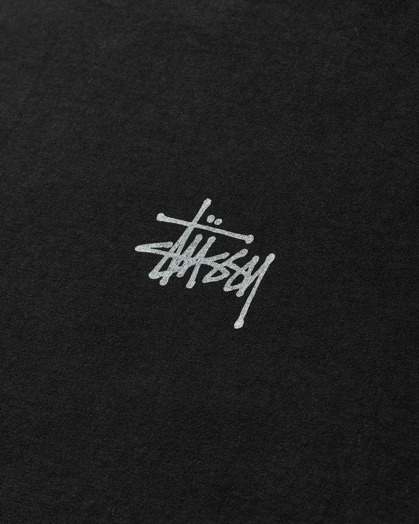 STUSSY Men's Built In Usa Pigment Dyed T-Shirt Black 3