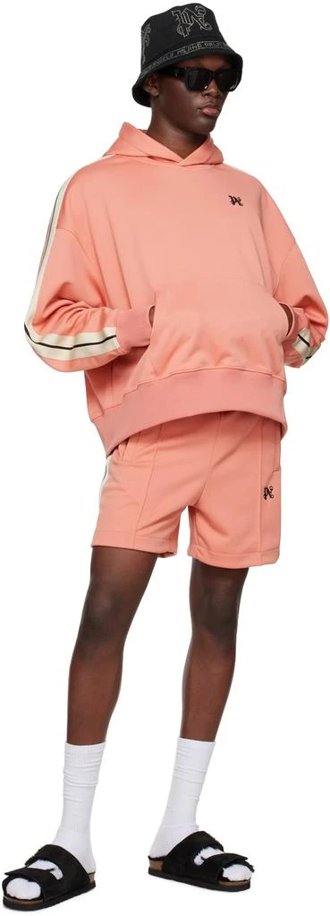 Palm Angels Pink Monogram Hoodie 4