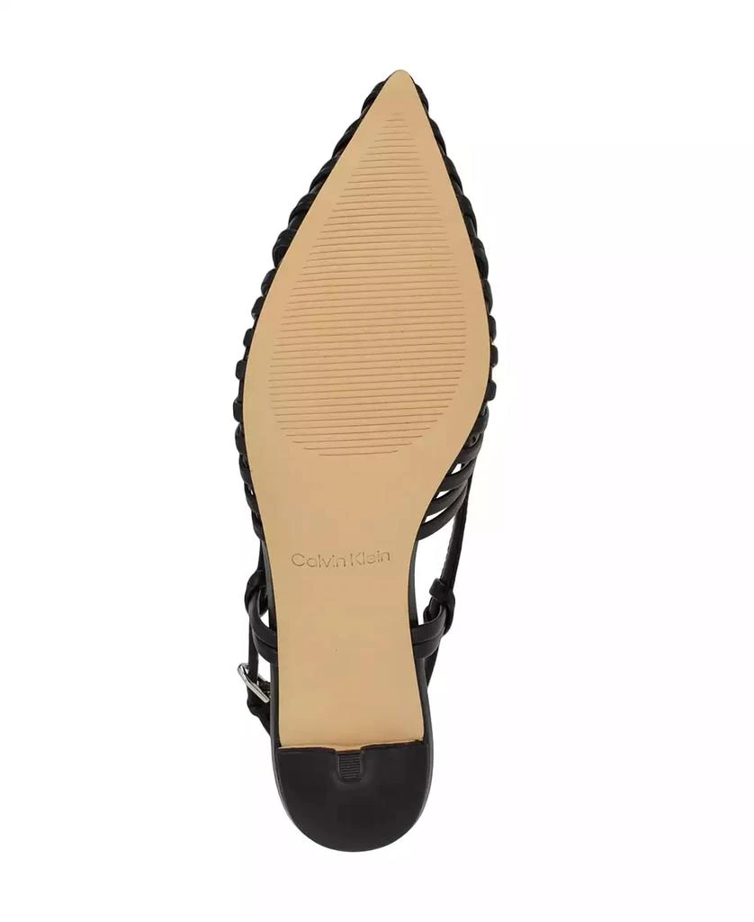 Calvin Klein Women's Movella Kitten Heel Slingback Pumps 5