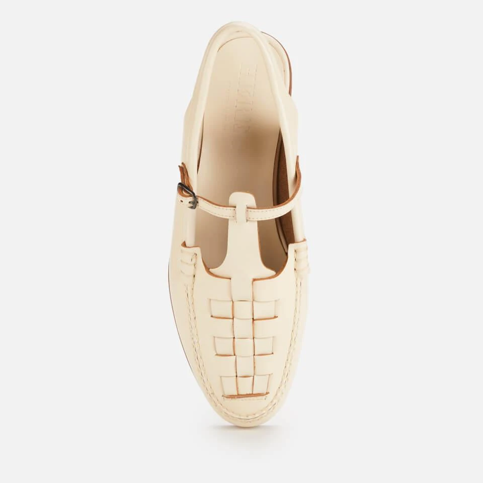 undefined HEREU WOMEN'S ROQUETA LEATHER SLINGBACK FLATS 3