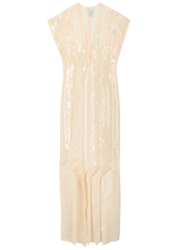 A.W.A.K.E MODE Sequin panelled gown