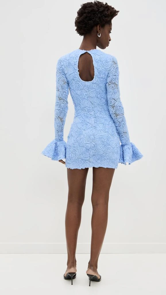 ROTATE Birger Christensen Flower Mesh Mini Dress 2
