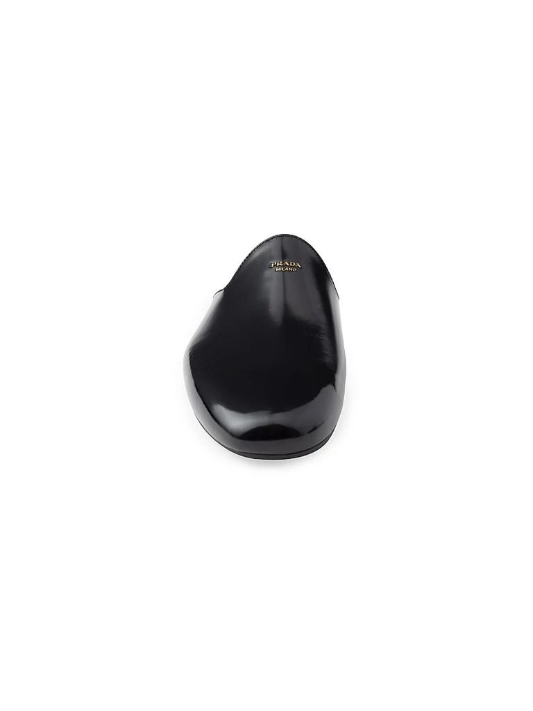 Prada Brushed Leather Slippers 4