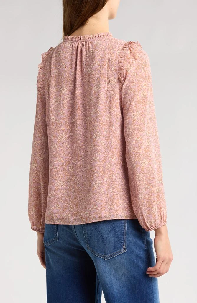 DR2 by Daniel Rainn Ruffle Long Sleeve Top 2