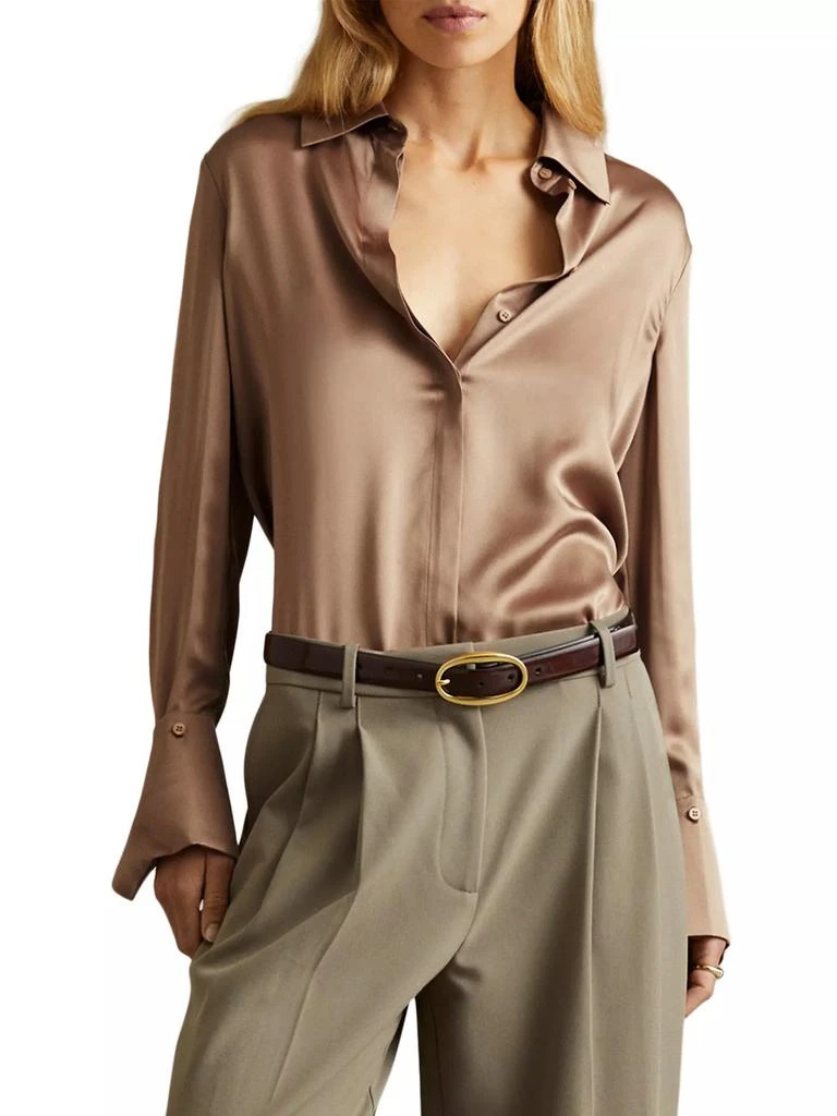 REISS Hailey Silk Shirt 3