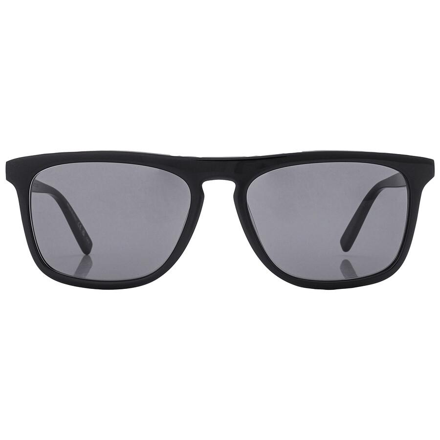 Yves Saint Laurent Black Browline Men's Sunglasses SL 586 001 56