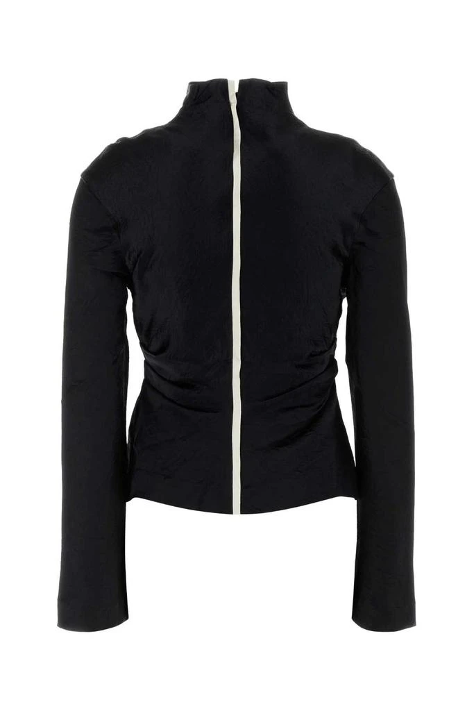 Nanushka Nanushka Domini Crinkled-Satin Turtleneck Top 2