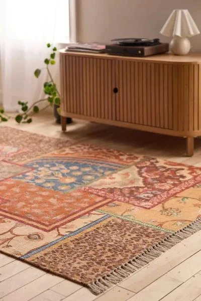 Urban Outfitters Priscilla Patchwork Printed Rug 2