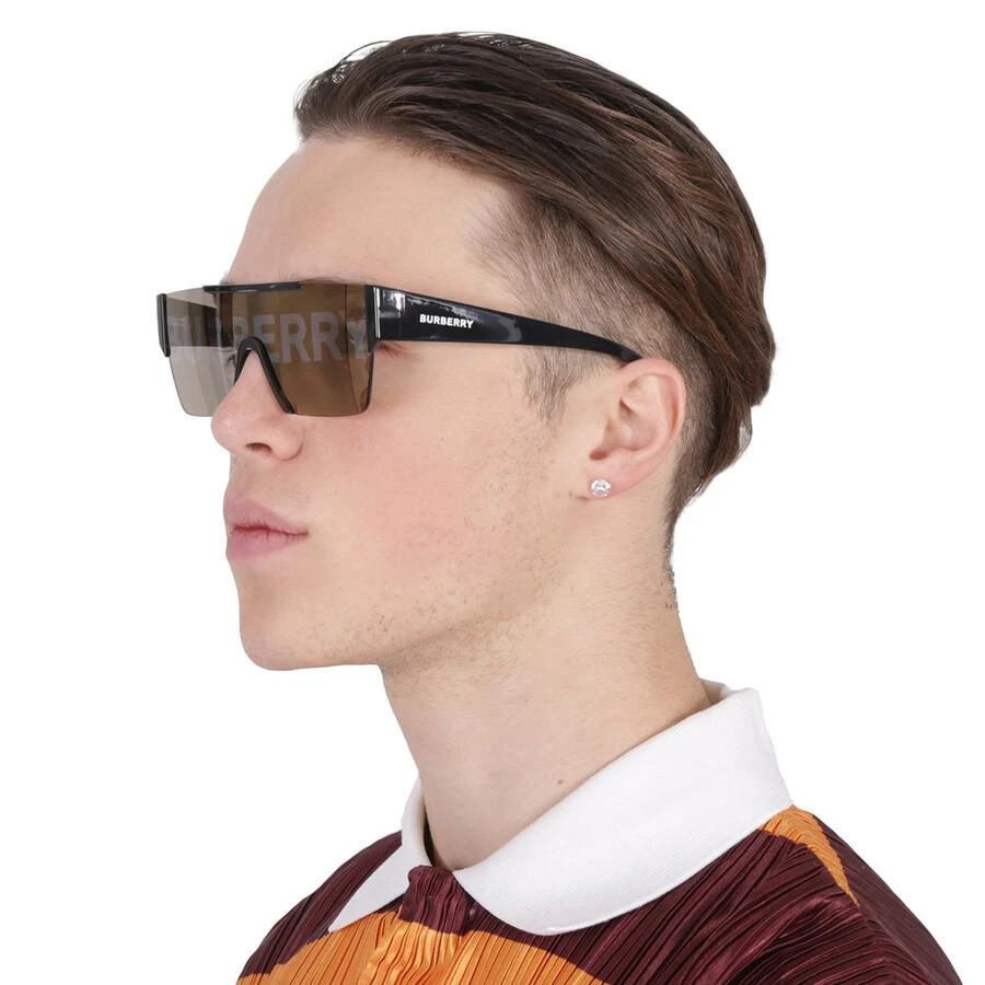 Burberry Gold with silver Burberry Shield Men
s Sunglasses BE4291 3001G 38 2