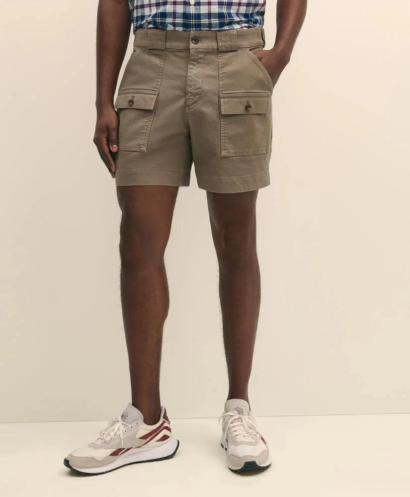 Brooks Brothers 6.5" Cotton Canvas Camp Shorts 2