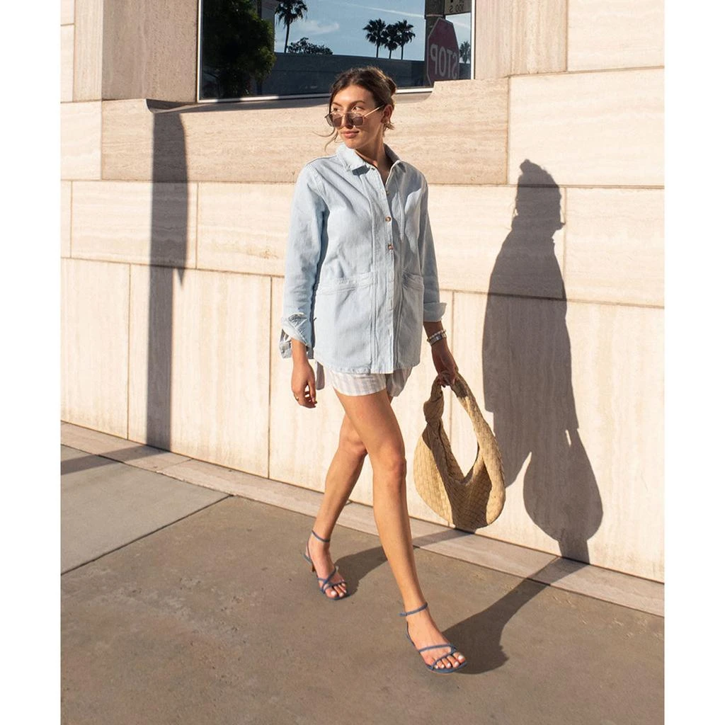 Dolce Vita Baylor Heels Blue Denim 4