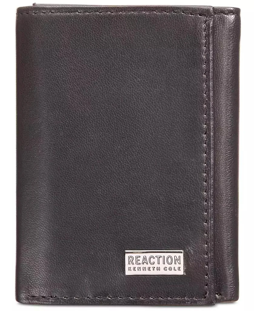 Kenneth Cole Men's Nappa Leather Extra-Capacity Tri-Fold Wallet 1