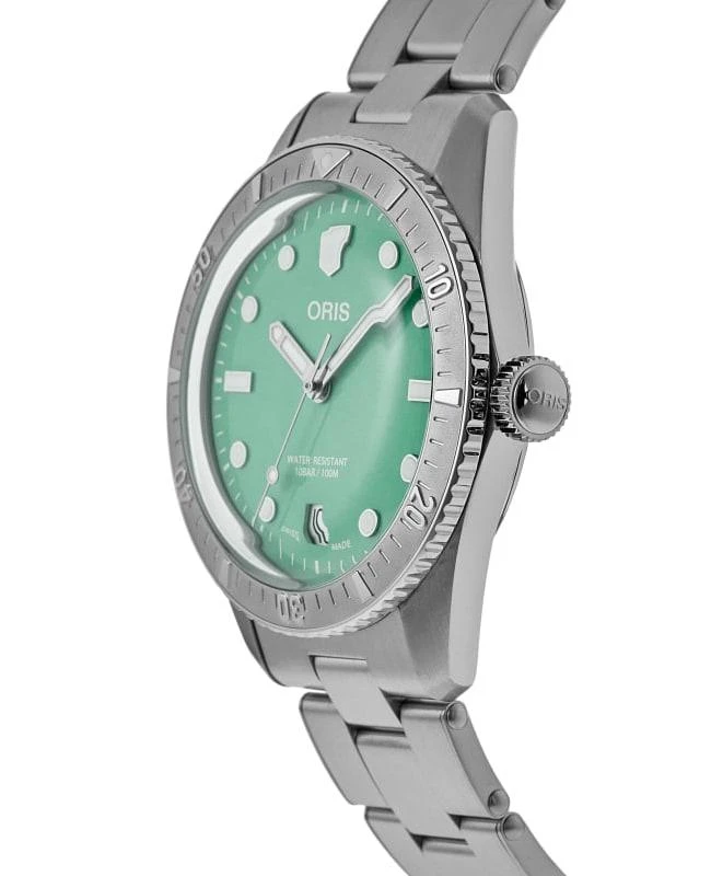 Oris Oris Divers Sixty-Five Cotton Candy Automatic Green Dial Steel Unisex Watch 01 733 7771 4057-07 8 19 18 3