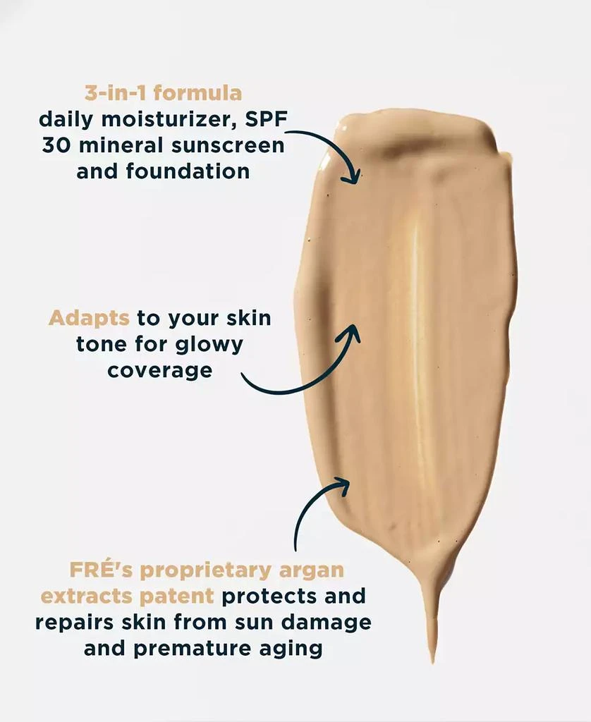 FRE FRÉ Glow Me + Lightweight Tinted Moisturizer SPF 30, 1.69oz. 3