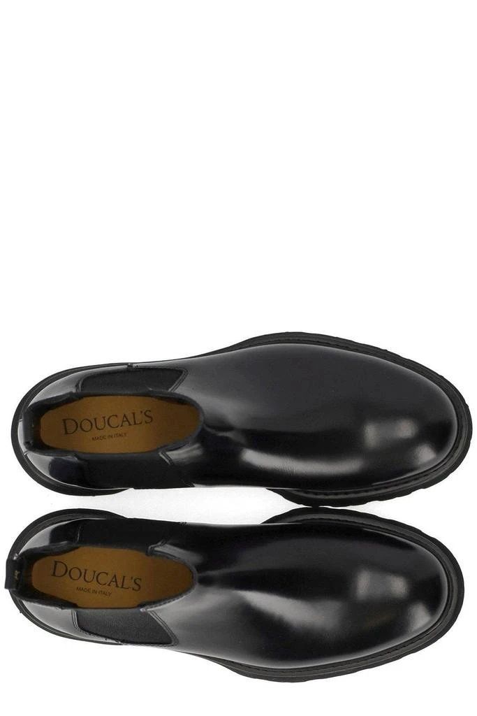 DOUCAL'S Doucal's Round-Toe Slip-On Chelsea Boots 5