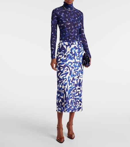 Dries Van Noten Printed midi skirt 44 - Dresses & Skirts