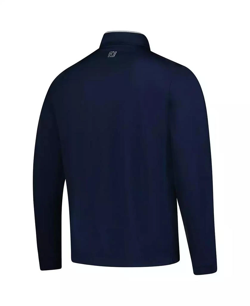 FootJoy Men's Navy THE PLAYERS Lightweight Solid Quarter-Zip Sweatshirt 3