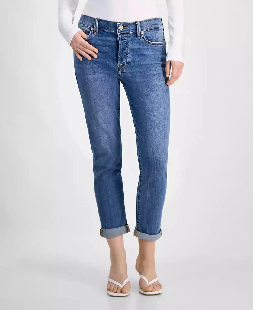 7 For All Mankind Women's Josefina Cuffed Skinny Jeans 3