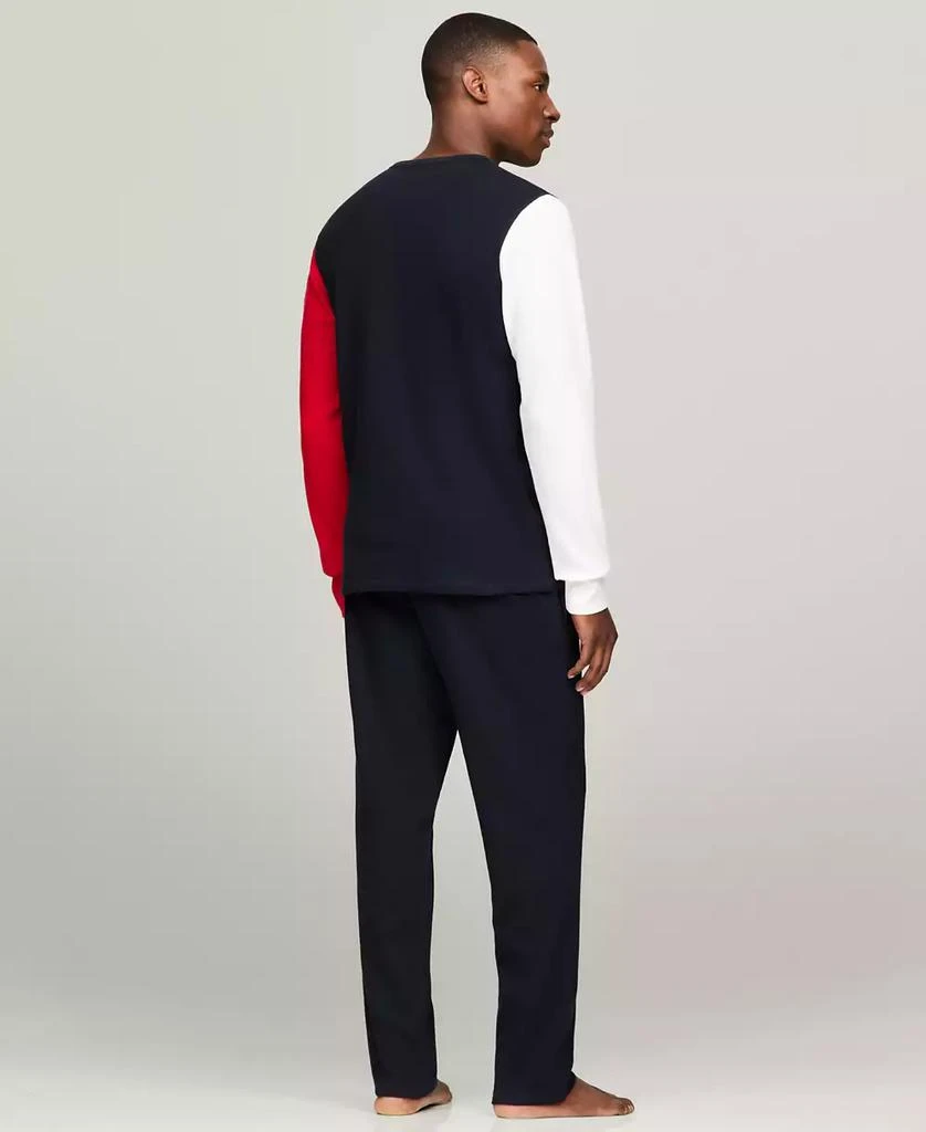 Tommy Hilfiger Men's Thermal Logo Long-Sleeve Pajama Shirt 4