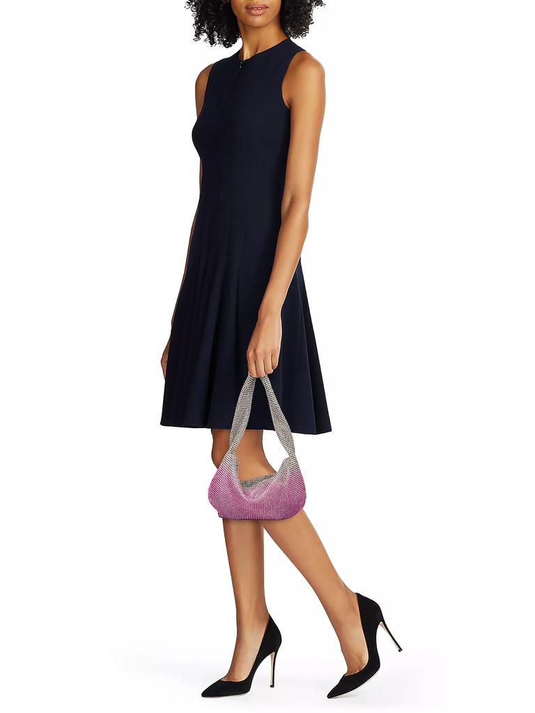 Whiting & Davis Adrienne Ombré Crystal Mesh Hobo Bag