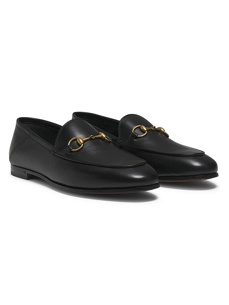 Gucci Brixton Leather Horsebit Loafers 2