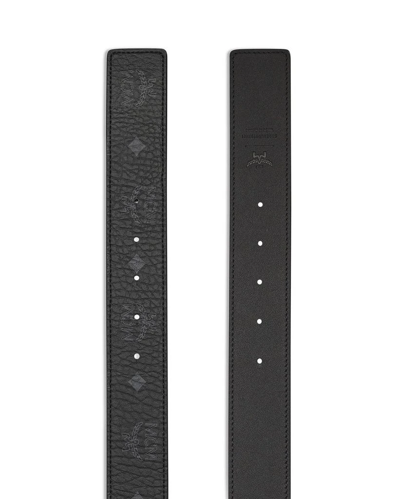 MCM Men's M Art Reversible Belt in Visetos 3