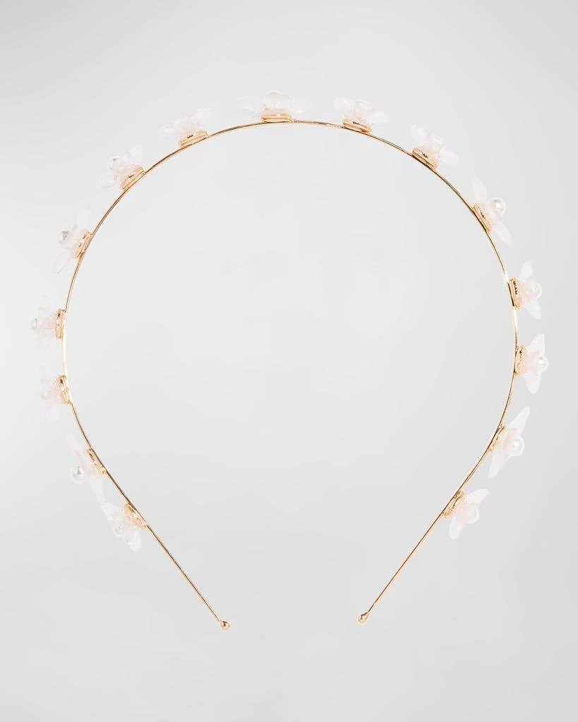 L. Erickson Summer Blooms Pearlescent Metal Headband 3