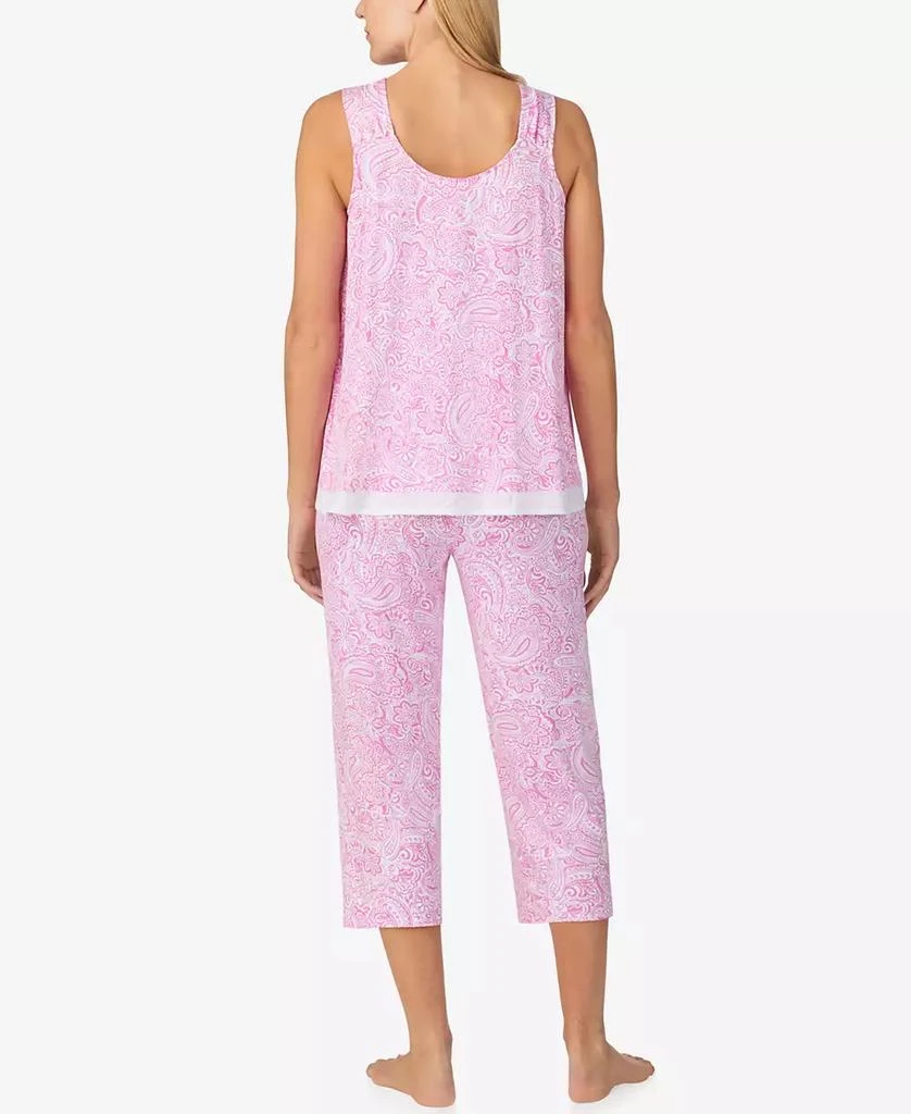 Ellen Tracy Women's Sleeveless Crop Pajama Set 2