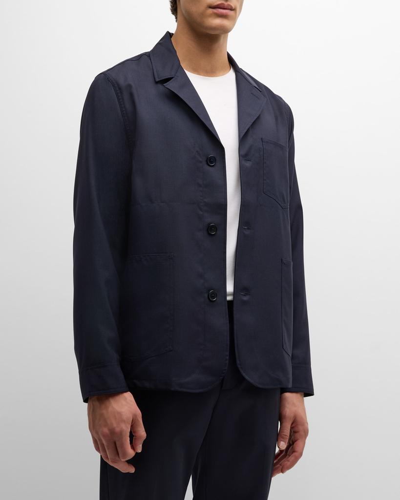 Officine Generale Men's Sycamore Fresco Wool Jacket