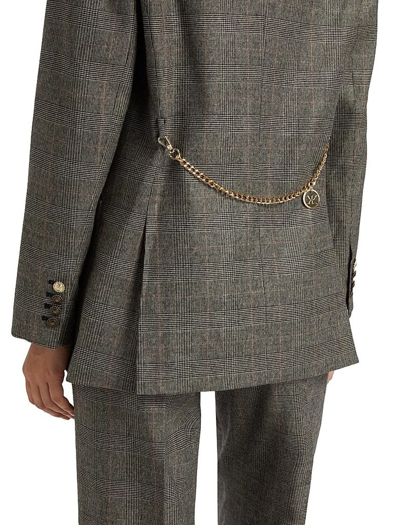 Kobi Halperin Nebula Plaid Double-Breasted Jacket 6