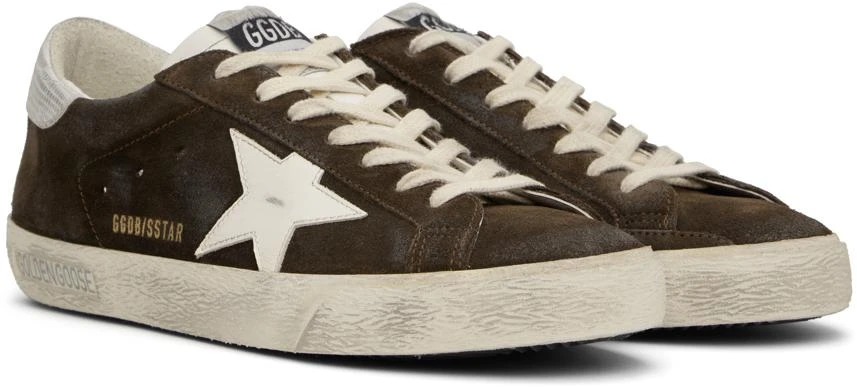 Golden Goose Brown Super-Star Sneakers 4