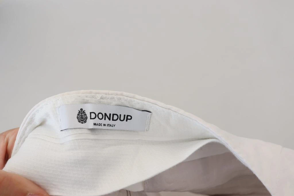 DONDUP Dondup White High Waist Tapered Women Pants 5