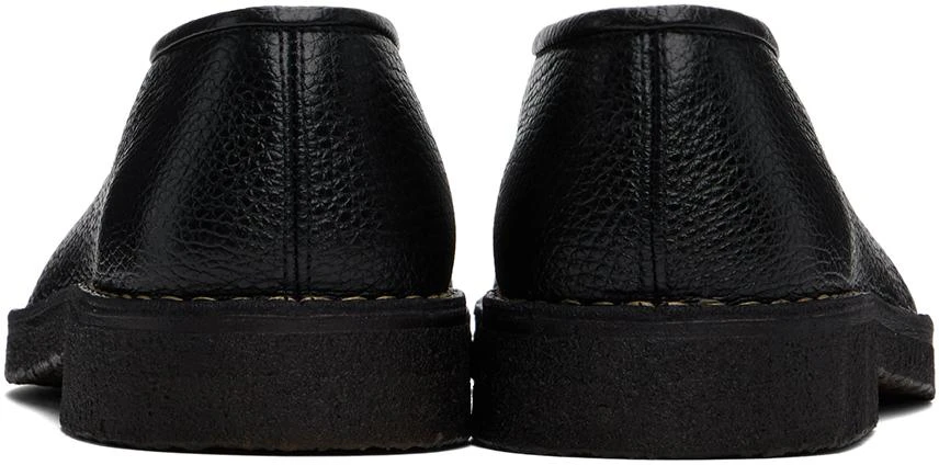 Lemaire Black Piped Crepe Slippers 2