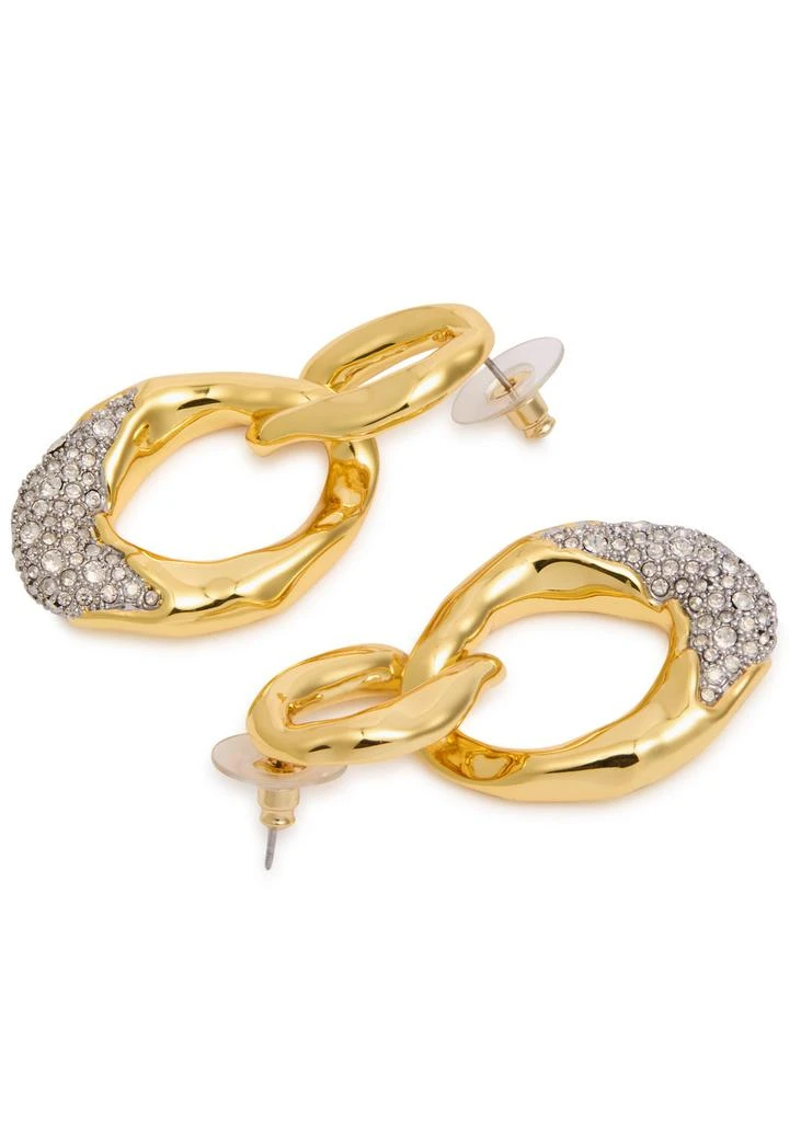 Alexis Bittar Solanales crystal-embellished 14kt gold-plated earrings 3