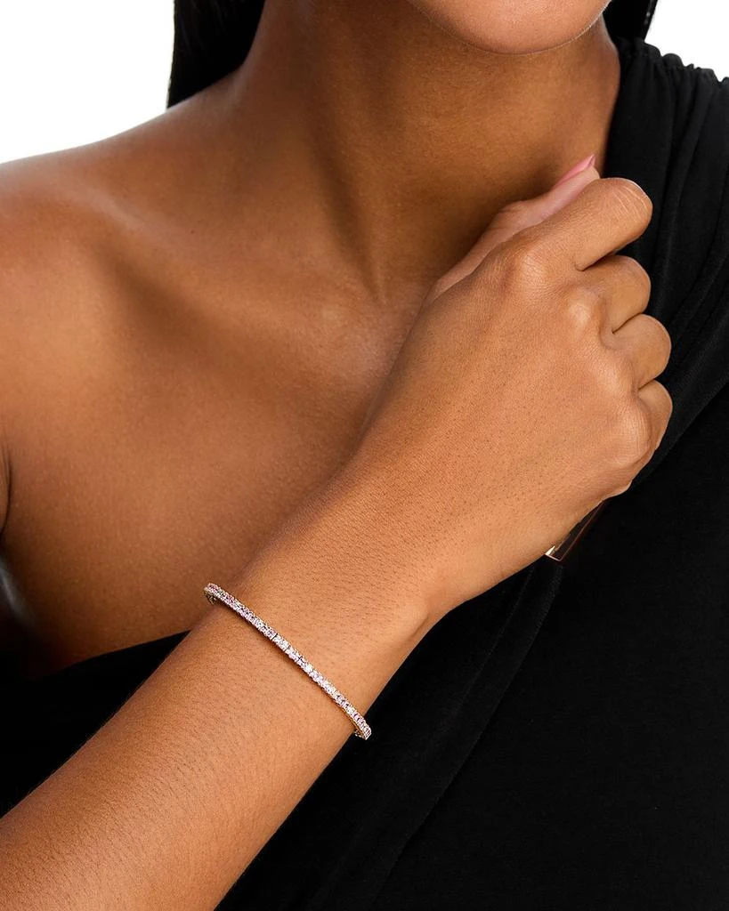 Bloomingdale
s Fine Collection Pink Sapphire 
Diamond Bracelet in 14K Yellow Gold 2