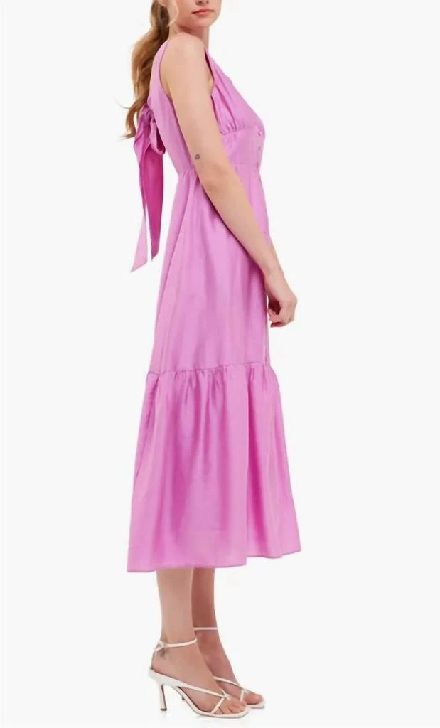 Endless Rose Endless Rose - Orchid Bow Maxi Dress 3