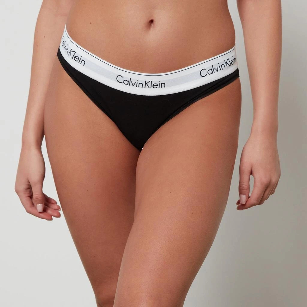Calvin Klein Calvin Klein Women's Modern Cotton Bikini Briefs - Black 1