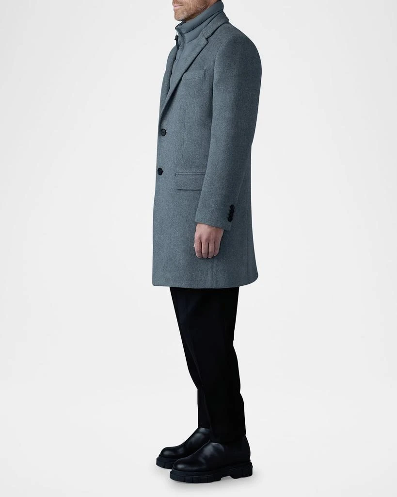 Mackage Men's Wool Topcoat with Removable Down Bib 6