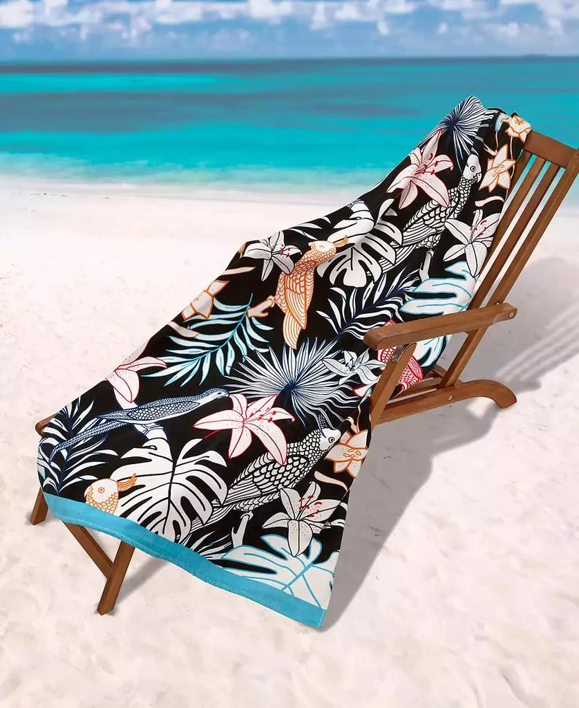 IZOD Paradise Bird Cotton Beach Towel, 70" x 40" 2