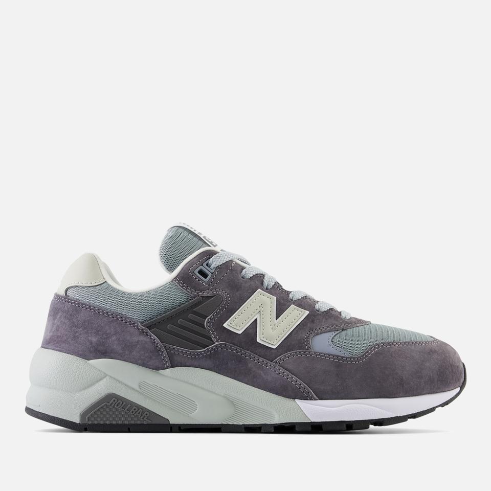 undefined NEW BALANCE MEN'S 580 SUEDE AND MESH TRAINERS