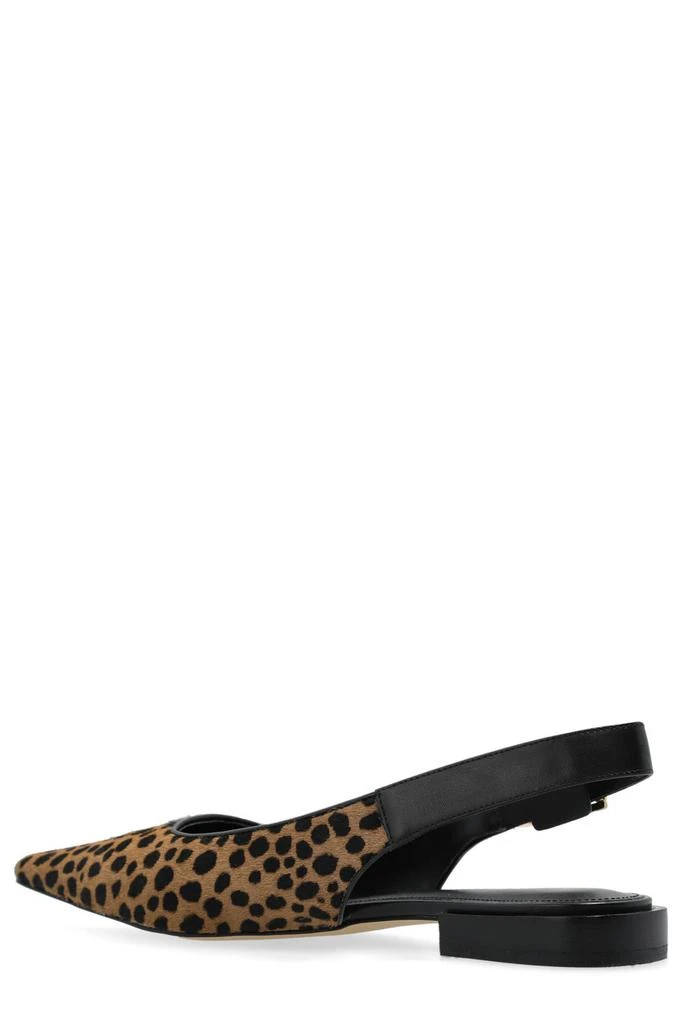 Michael Kors Michael Michael Kors Darrington Leopard Printed Slingback Flat Shoes 3