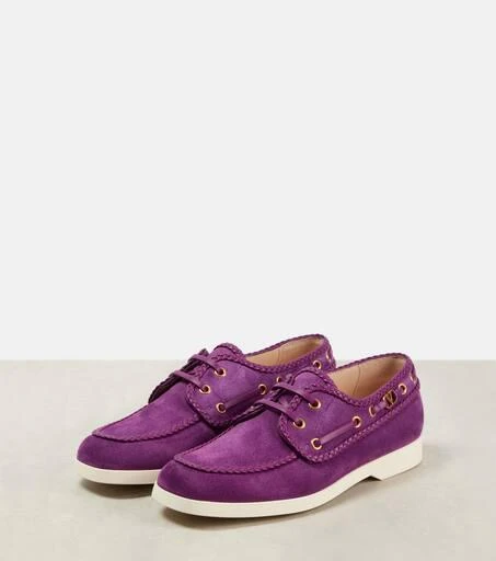 Valentino Palm Avenue suede boat shoes 4