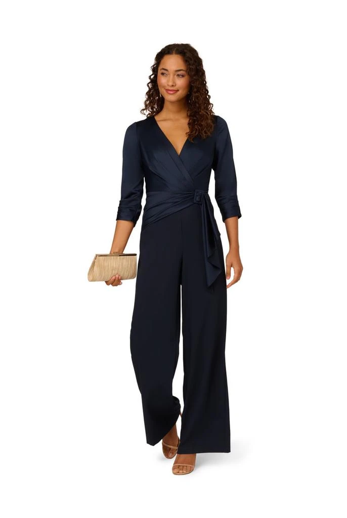 Adrianna Papell Satin crepe jumpsuit 4