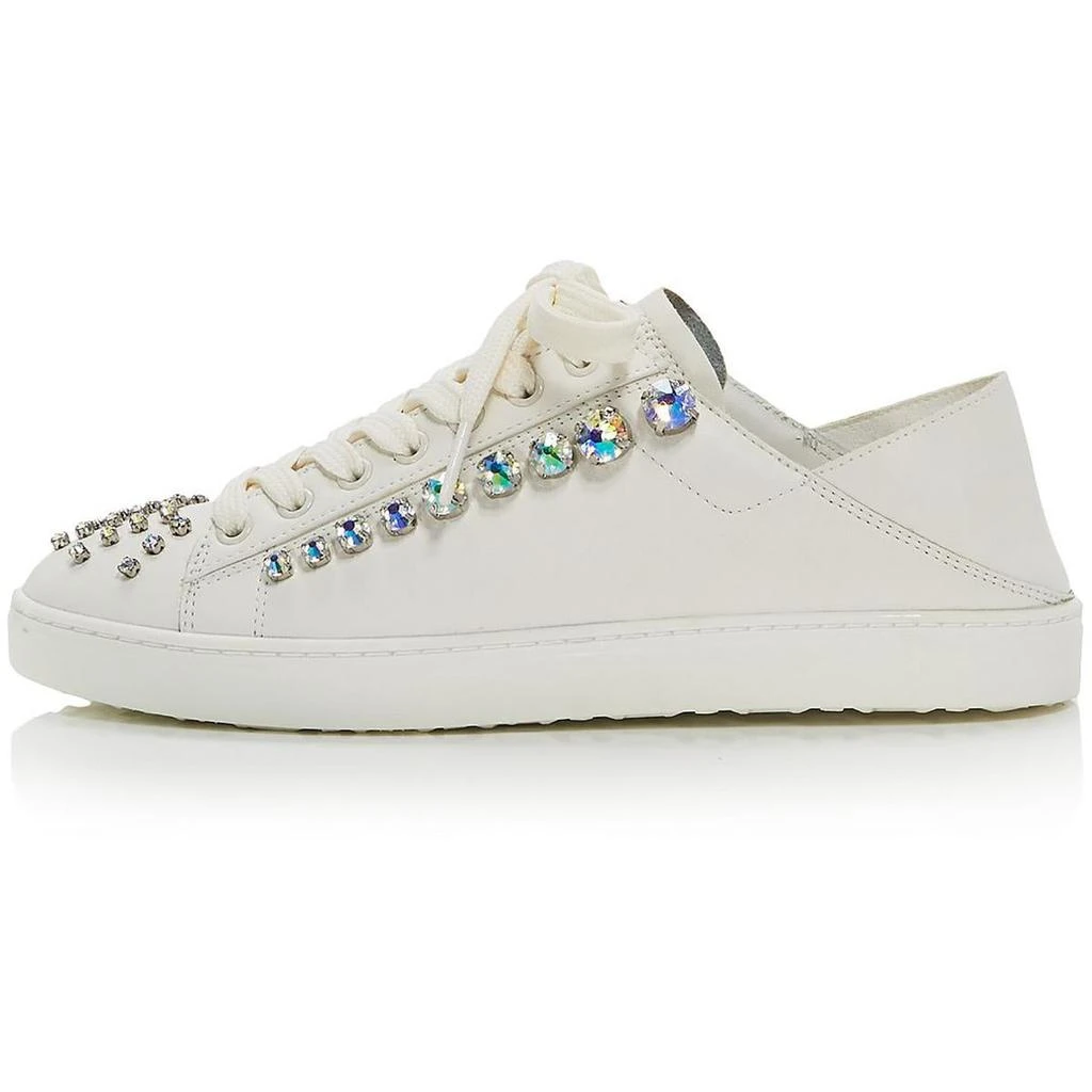 Stuart Weitzman Goldie Shine Convertible Womens Leather Embellished Casual and Fashion Sneakers 2